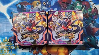 Digimon Card Game BT12 Across Time Double Booster Box Opening