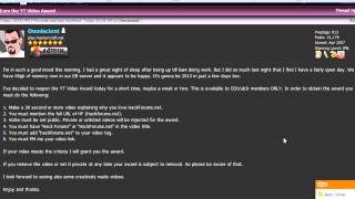HackForums.net Youtube award App 2