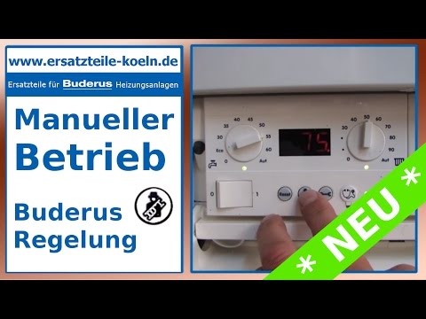 [NEU] Heizung manuell steuern - Buderus BC10 Handbetrieb