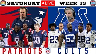 New England Patriots vs Indianapolis Colts: Week 15: Live NFL Game
