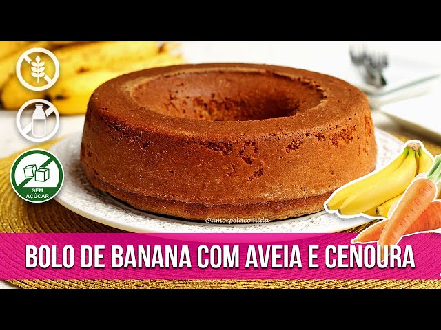 Bolo de banana light