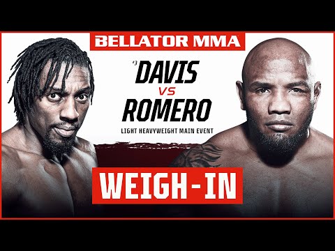 Weigh Ins | Bellator 266: Davis vs. Romero