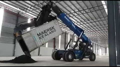 sany tilt reach stacker