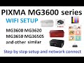 Canon PIXMA MG3620 MG3621 MG3622 MG3650S Wireless Setup