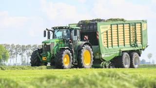 Gras Oogst 2026 Loonbedrijf Wieringa Bedum New Krone Zx430 Gd Harvest 2026