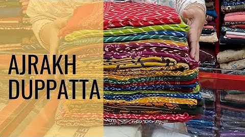 ajrakh print duppattas 😍#ajrakhprint #ajrakh #duppata #restock #newcollection