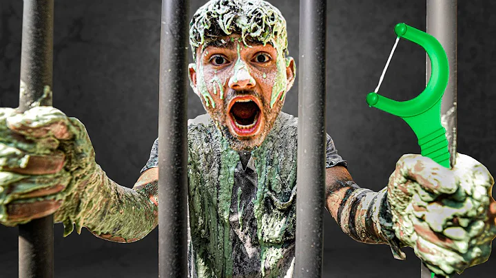 Slime Prison Escape Using Dental Floss!!