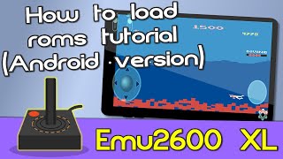 How to load roms in Emu2600 XL (Android) #android #emulator #atari2600