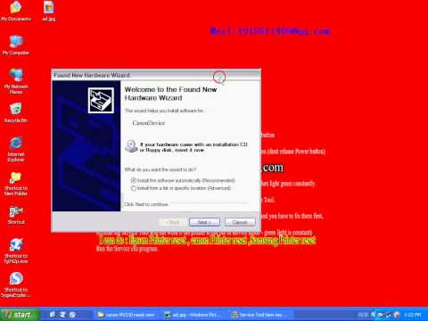 video Reset Máy In Canon MX330