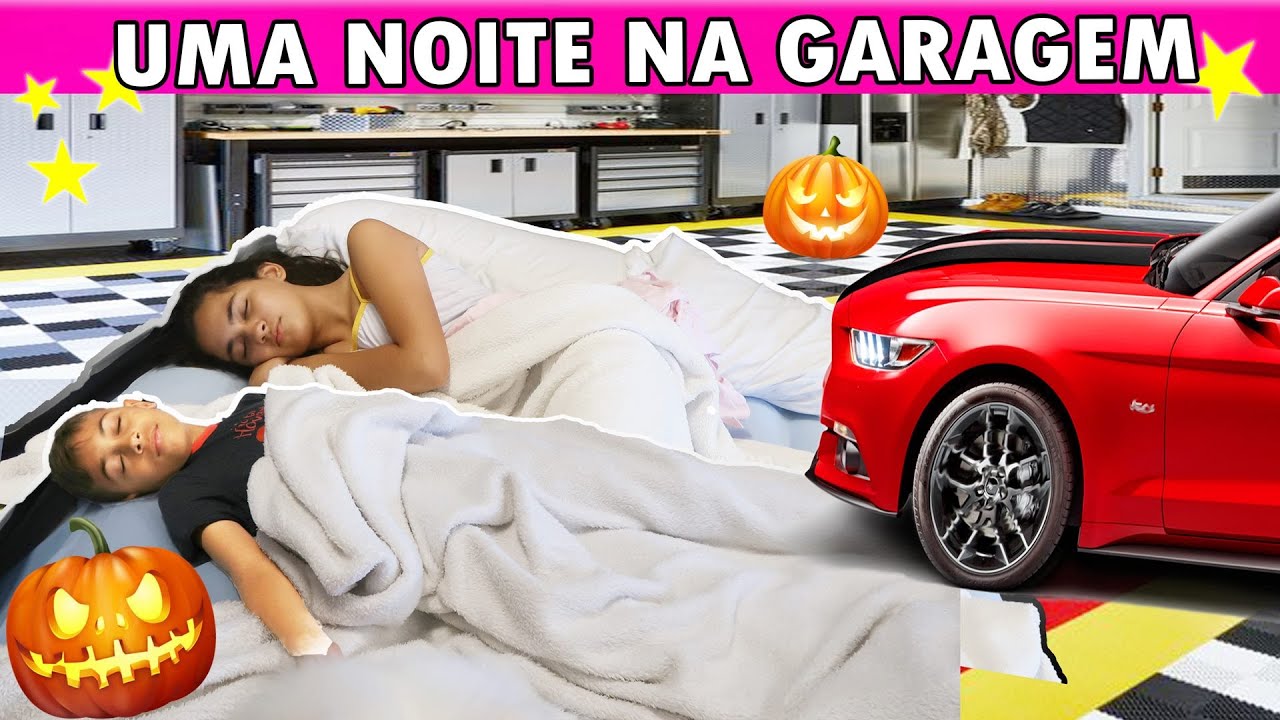 PASSAMOS A NOITE NA GARAGEM! - BELA BAGUNÇA