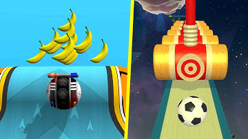 🚔⚡🎯Banana Frenzy Going Balls Vs Action Balls Gameplay #30