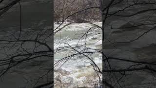 Iceberg floating on Greenbrier River