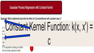 Gaussianprocess kernels ConstantKernel 1