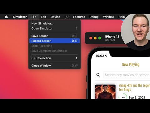Record app demo as mp4 and GIF with Xcode