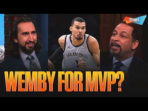 Thumbnail for Wemby ‘is here for THE SMOKE’ making MVP case 😤Lakers winning streak snapping a problem? | FTF