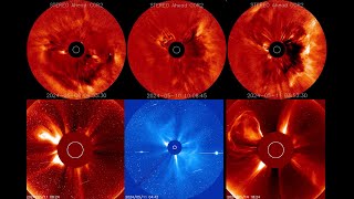 Powerful Coronal Mass Ejections Cmes - Extreme Solar Storm Of May 2024