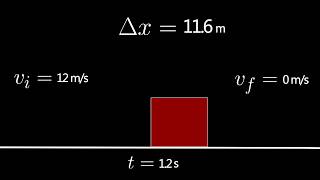 Kinematics Problem 1 Answer