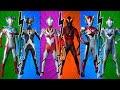 ULTRAMAN TAIGA VS CHAOSROID TARO, RIBUT 🆚 BELIAL, ROSSO 🆚 Z, ORB 🆚 BALTAN BLACK KING ZETTON #ウルトラマン