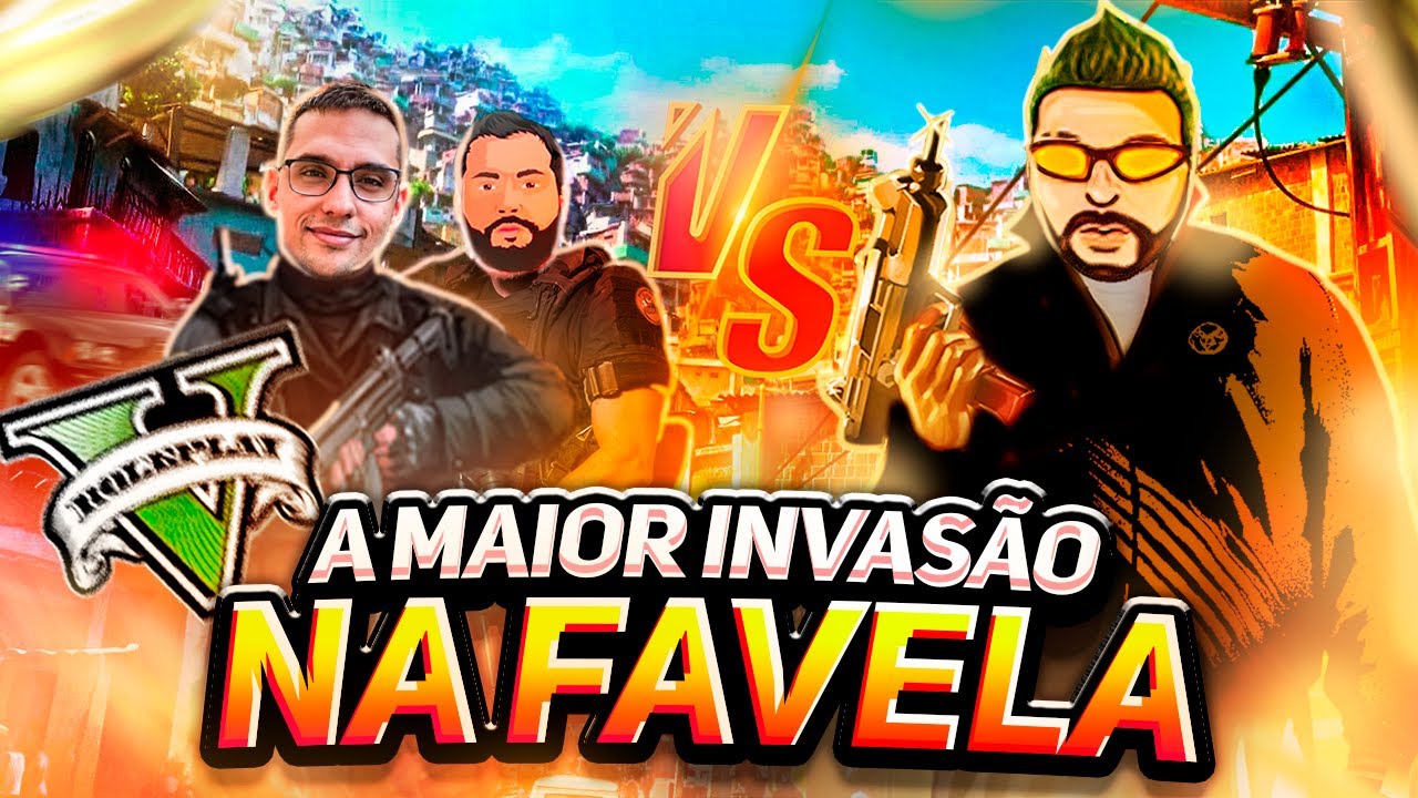 INVADIRAM A FAVELA DA GROTA!! | GTA RP - YouTube