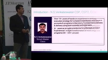 Agile Transformation & Implementation at Cisco by Venkateswaran & Anil Thattil
