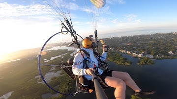Best Time to Fly A Paramotor! Sunrise Flying!