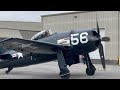 Grumman F8F-2/G-58A 'Bearcat' Startup and Taxi