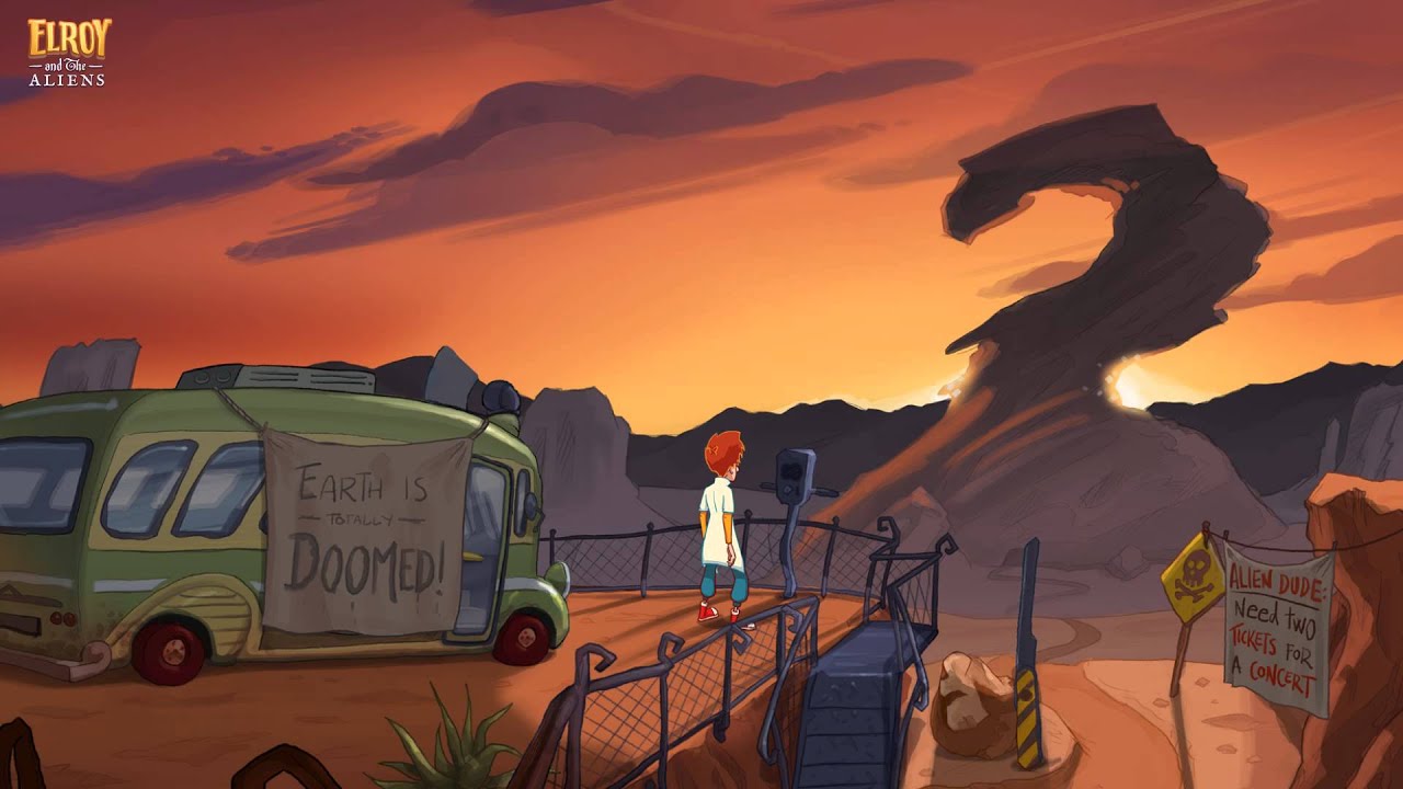 The Desert Sunset news - Elroy and the Aliens - IndieDB