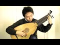 Capture de la vidéo Charles Mouton - La Belle Tris Allemande,      Baroque Lute - Yuichi Sasaki