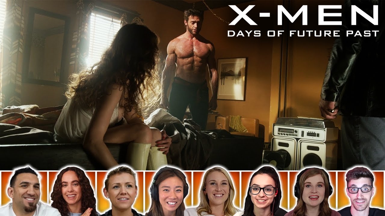 Reactors Reacting to WOLVERINE GOING BACK IN TIME | X-Men: Days of Future Past (2014)