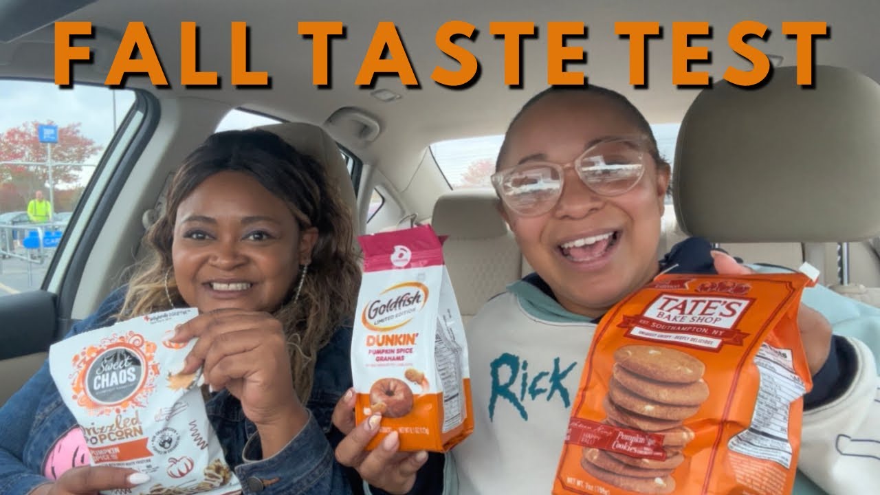 FALL TASTE TEST Punmpkin Spice Snack Food Review YouTube