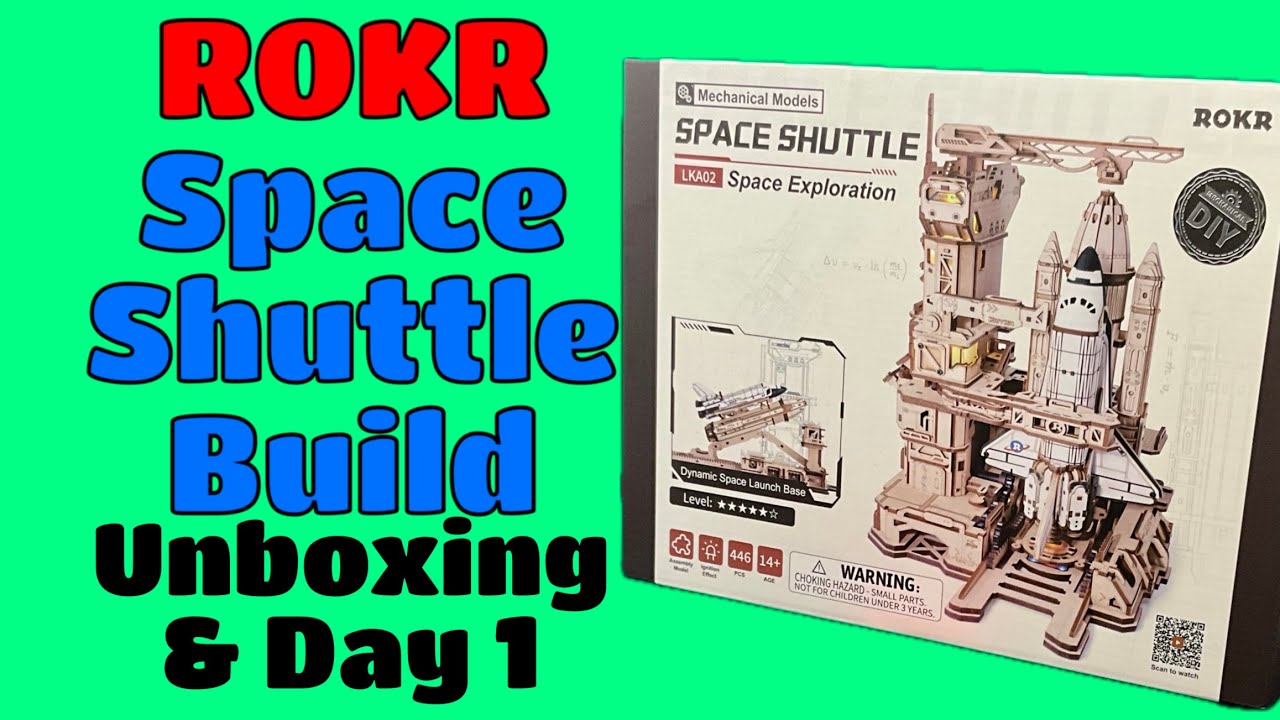 Сборка космического челнока ROKR: распаковка и шаг 1