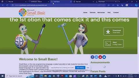 how to install MICROSOFT SMALL BASIC