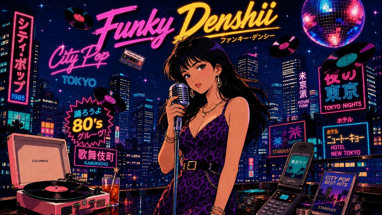 Funky Denshii 13/05/2026 | Neon Tokyo Nights | Future Funk, City