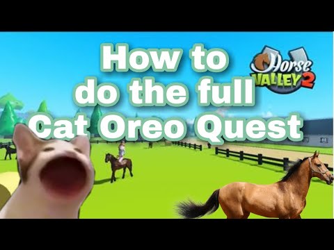 How to complete the Cat oreo quest. | Roblox | Horse Valley