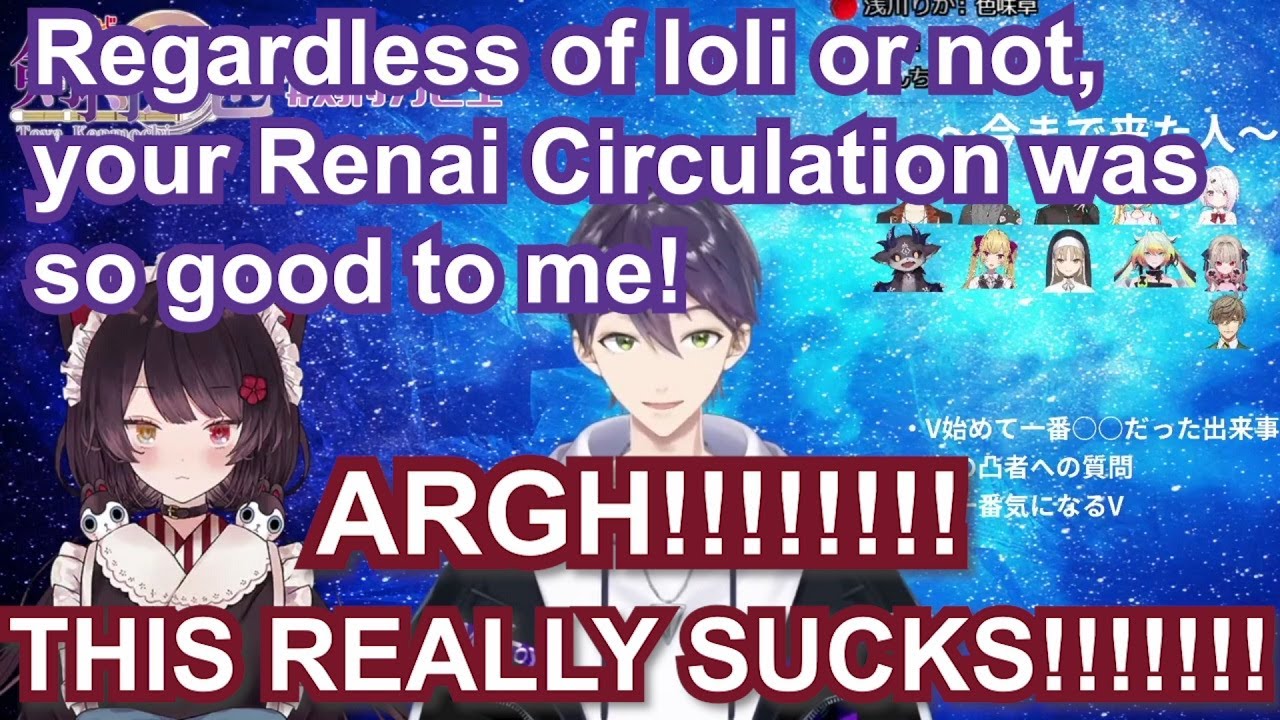 【Eng Subs】Inui Toko gives Kenmochi Touya the cold shoulder【Nijisanji】