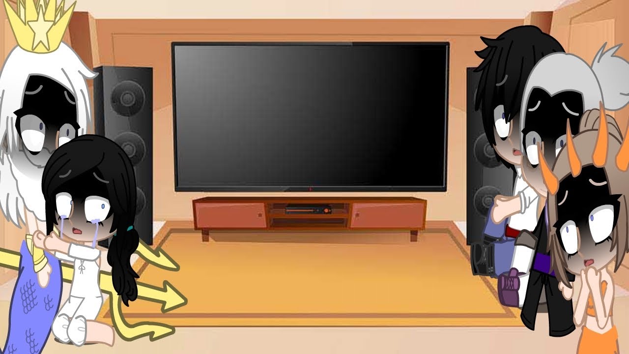 Ariels merfamliy and human family react to Ariel giving her voice to Ursula part 1