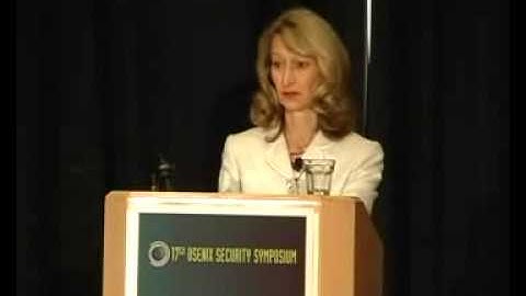 Dr. Strangevote, Keynote Address by Debra Bowen at USENIX Security 