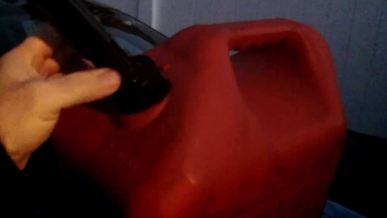 How to Put Gas in Car With Gas Can  