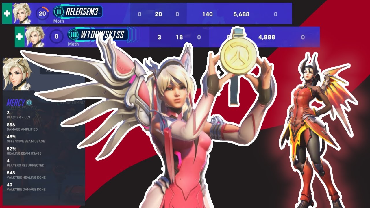 Avoiding Death With PINK MERCY!🩷 - Season 14 - Overwatch 2!