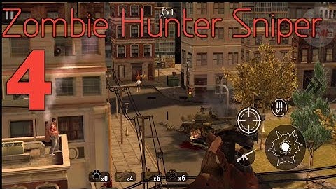Zombie Hunter Sniper. Android Gameplay. Part 4.
