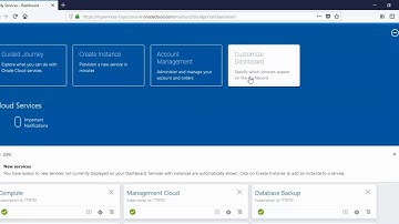 Quick look at Oracle Cloud