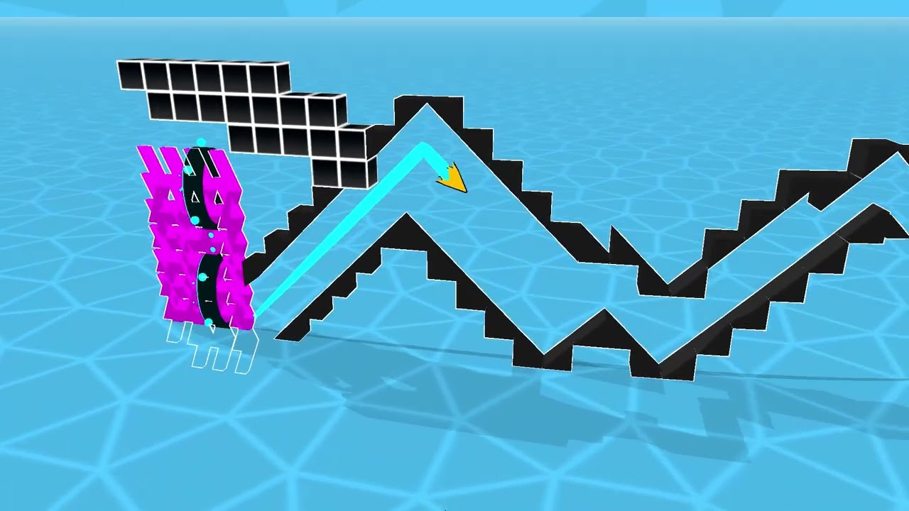 I JUST BEAT MY HARDEST LEVEL IN 3DASH