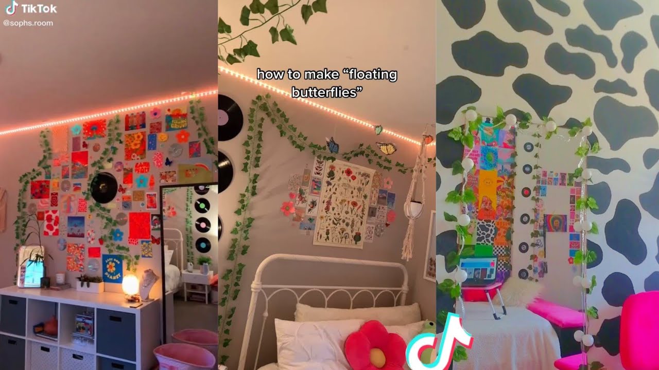 Room transformation tik tok compilation diy room decor aesthetic pt-5o ...