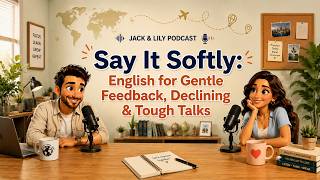 Say It Softly: English for Gentle Feedback, Declining & Tough Talks | Jack & Lily screenshot 5