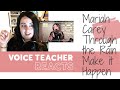 Voice Teacher Reacts | Mariah Carey sings "Through the Rain Make it Happen" Live at Rise Up New York