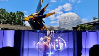 EPCOT Guardians of the Galaxy Cosmic Rewind Full Ride Experience in 4K | Walt Disney World 2022
