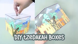 Tzedakah Box Craft | DIY Charity Collection Bank Yom Kippur Craft