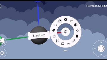 How to move a node in Mind Map AR