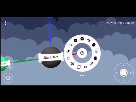 How to move a node in Mind Map AR