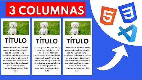 🔴Cómo HACER un DISEÑO de 3 COLUMNAS con HTML y CSS